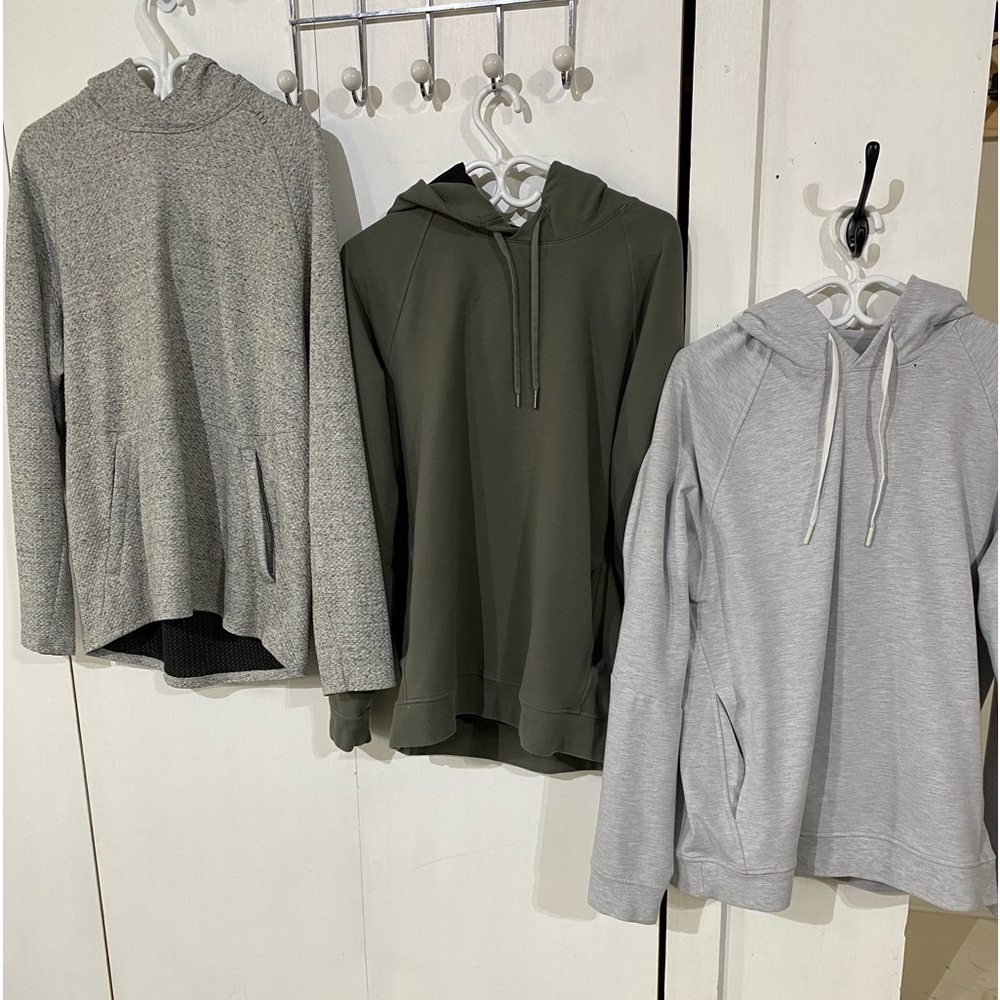 3 lululemon hoodies size L